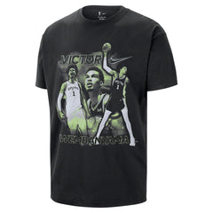 Victor Wembanyama San Antonio Spurs Unisex Athlete T-Shirt Black - NBA