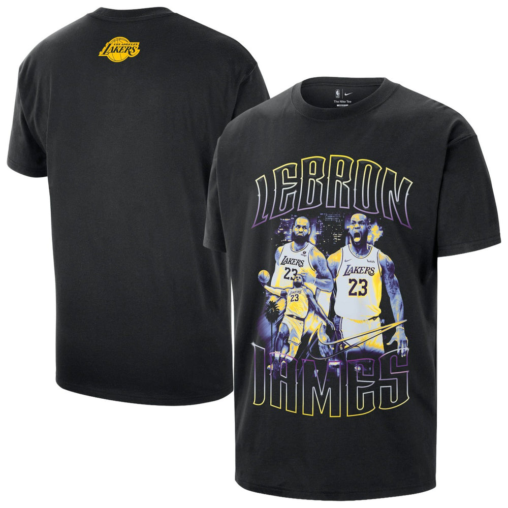 LeBron James Los Angeles Lakers Unisex Athlete T-Shirt Black - NBA