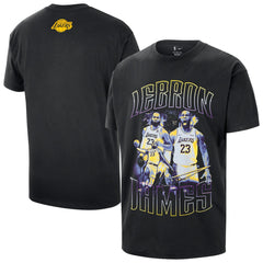 LeBron James Los Angeles Lakers Unisex Athlete T-Shirt Black - NBA