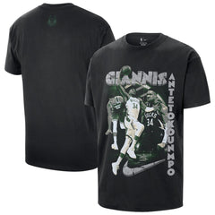 Giannis Antetokounmpo Milwaukee Bucks Unisex Athlete T-Shirt Black - NBA