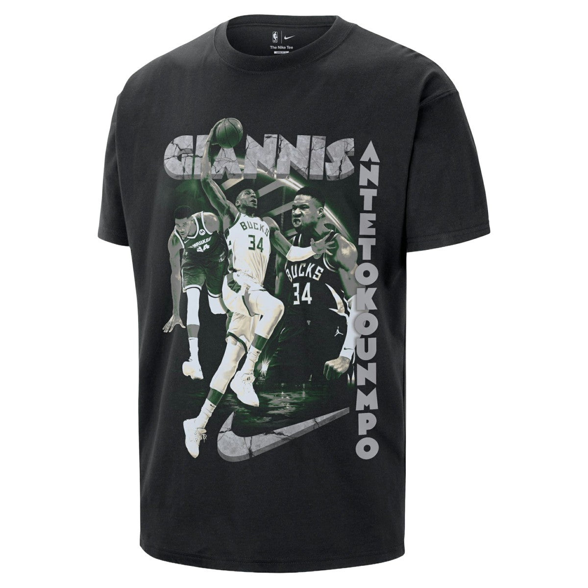 Giannis Antetokounmpo Milwaukee Bucks Unisex Athlete T-Shirt Black - NBA
