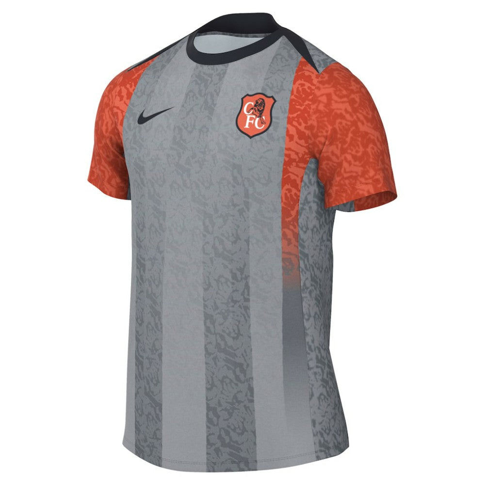 Chelsea 2025/26 Academy Pro Pre-Match Top Gray | Nike