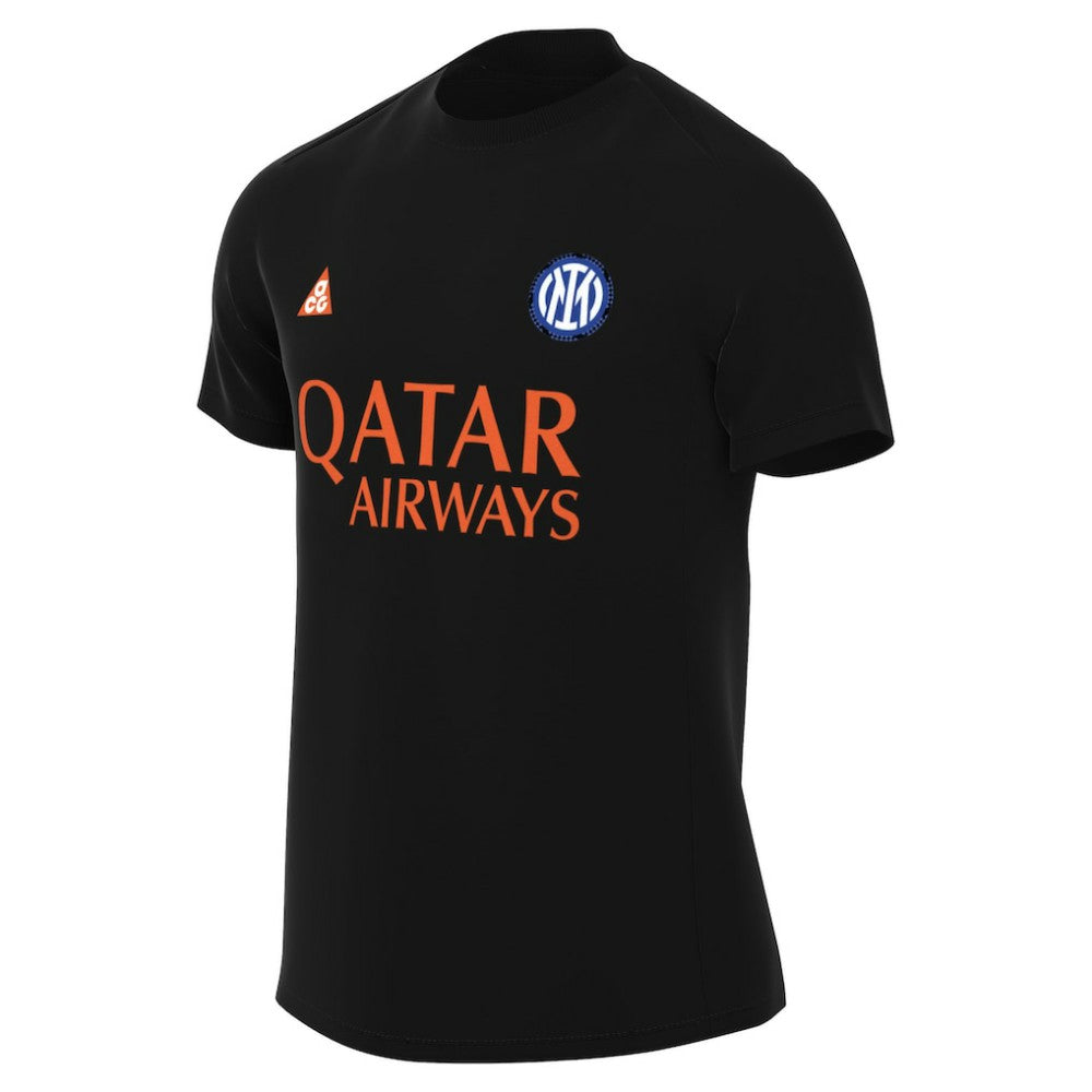 Inter Milan Academy Pro Dri-FIT Pre-Match Top Black | Nike Sale