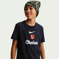 Chelsea Youth Crest T-Shirt Black | Nike online