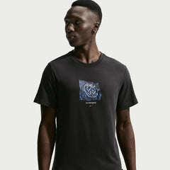 Paris Saint-Germain Men's Banner T-Shirt Black | Nike cheap