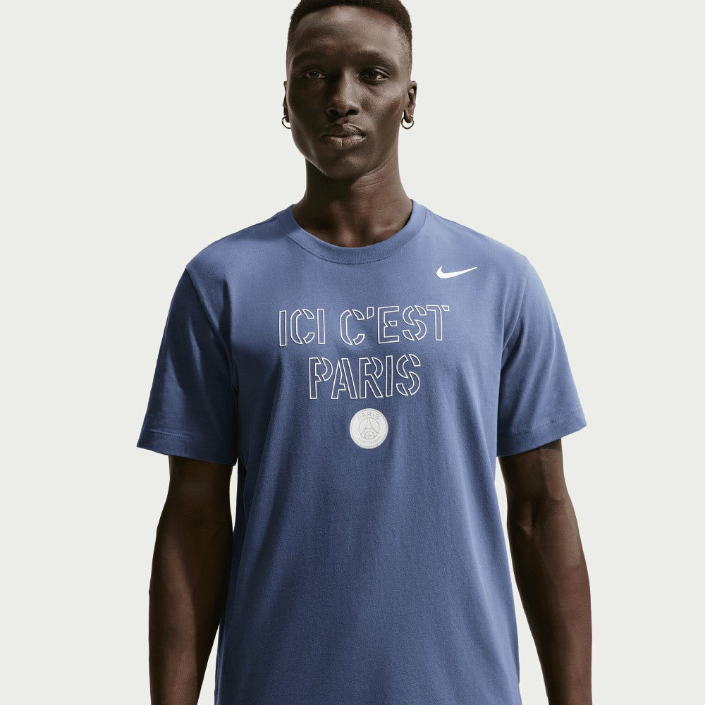 Paris Saint-Germain Men's Team Pride T-Shirt Blue | Nike cheap