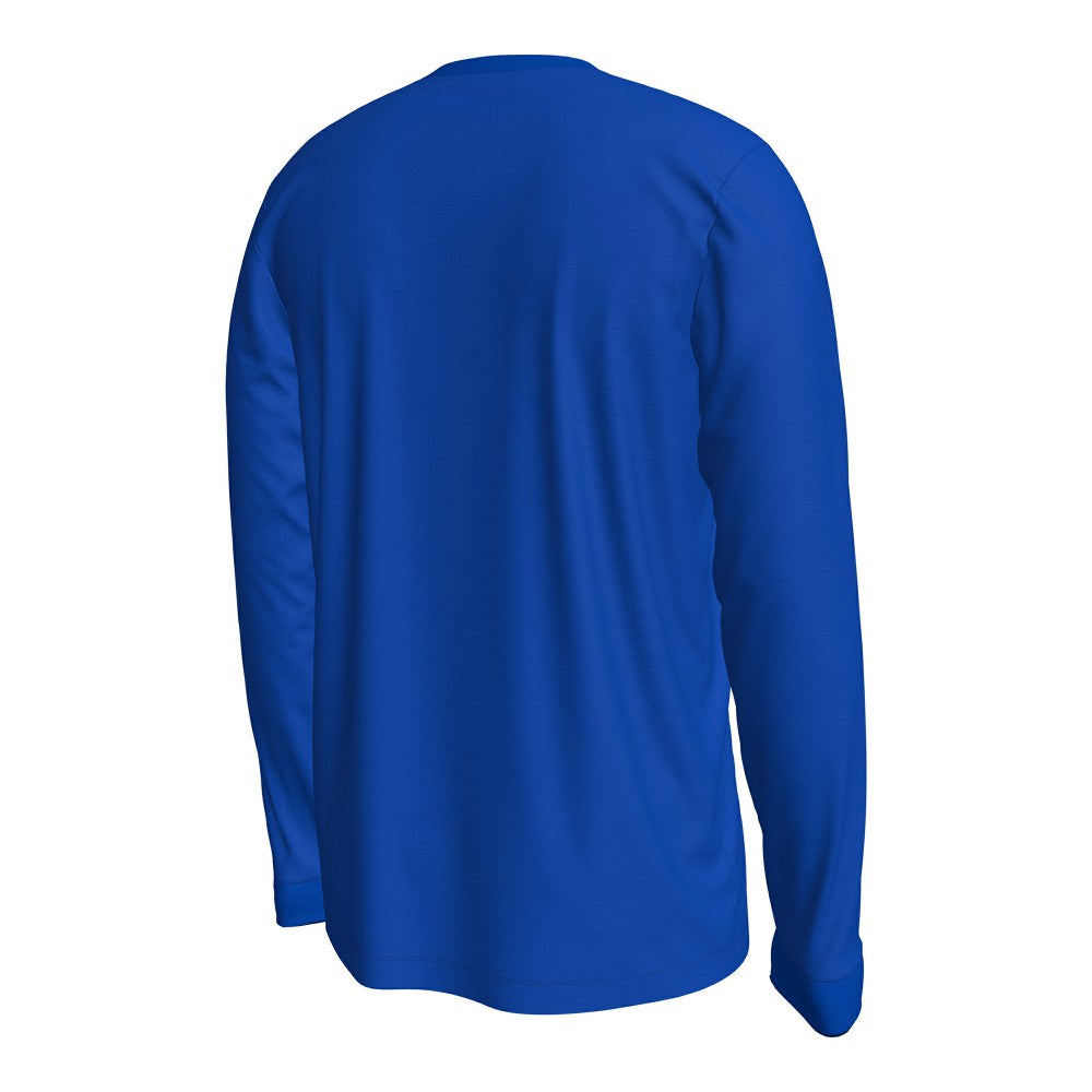 Inter Milan Wordmark Long Sleeve T-Shirt Blue | Nike