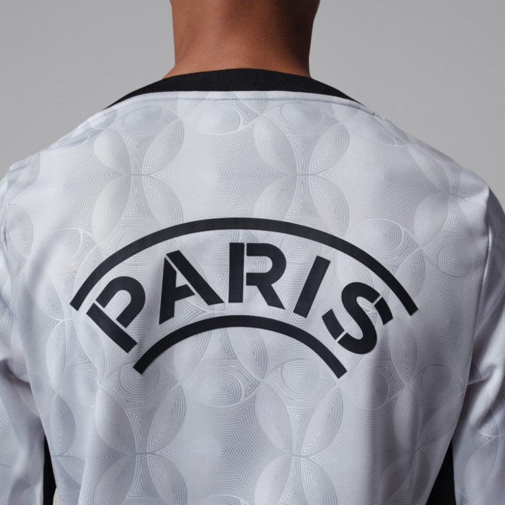 Paris Saint-Germain Jordan Brand Youth Long Sleeve Pre-Match Dri-FIT Top Gray | Jordan Online