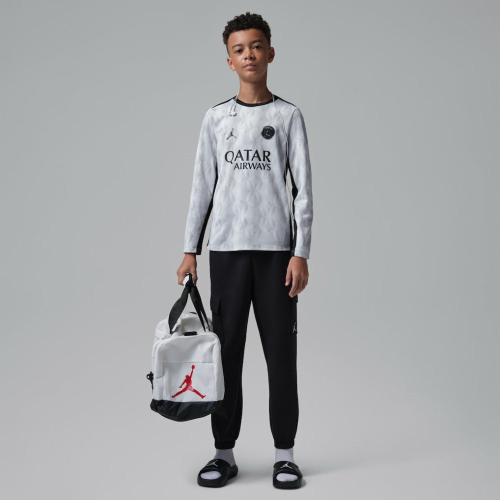 Paris Saint-Germain Jordan Brand Youth Long Sleeve Pre-Match Dri-FIT Top Gray | Jordan Online