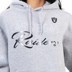 Las Vegas Raiders G-III 4Her by Carl Banks Women's Shadow Logo Fleece Pullover Hoodie Gray | NFL
