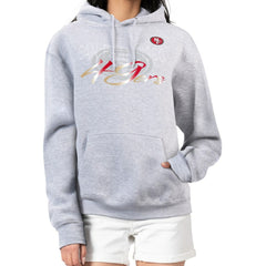 San Francisco 49ers G-III 4Her by Carl Banks Women's Shadow Logo Fleece Pullover Hoodie Gray | NFL