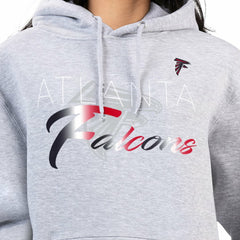 Atlanta Falcons G-III 4Her by Carl Banks Women's Shadow Logo Fleece Pullover Hoodie Gray | NFL