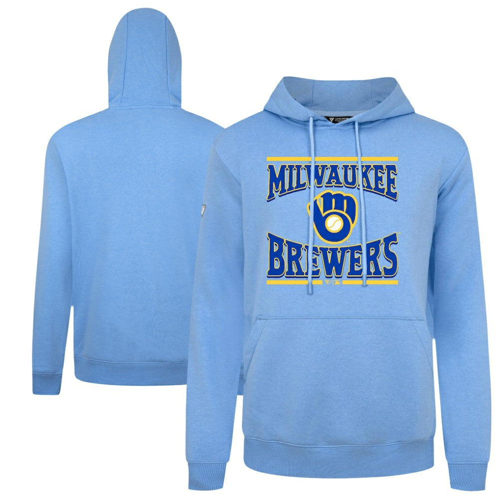 Milwaukee Brewers Levelwear Big Brew Podium Pullover Hoodie - MLB