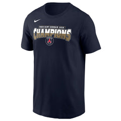 Paris Saint-Germain 2025 Champions League Winners Core T-Shirt Navy | Nike