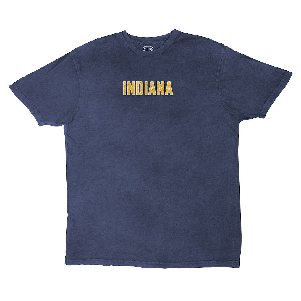 Indiana Pacers Stadium Essentials Unisex Oversized Vintage Wash T-Shirt Denim - NBA