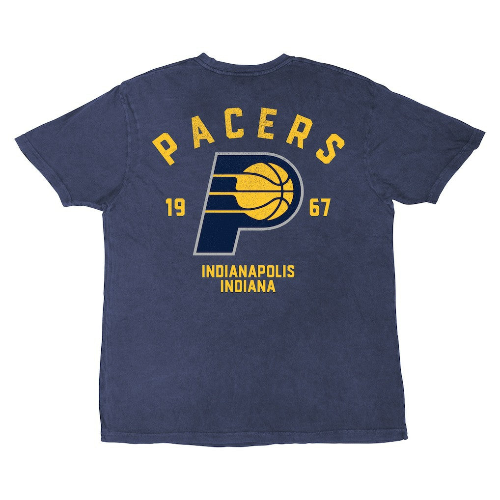 Indiana Pacers Stadium Essentials Unisex Oversized Vintage Wash T-Shirt Denim - NBA