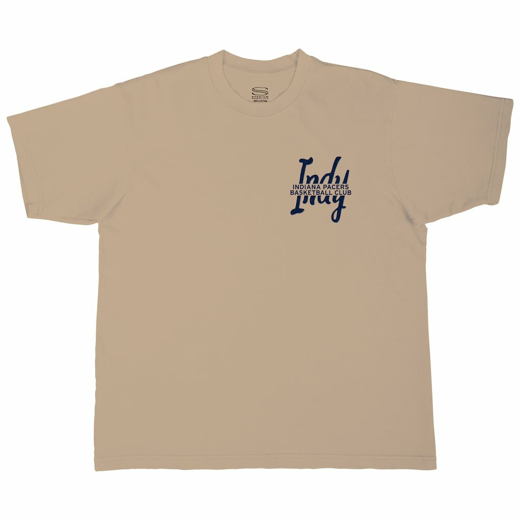 Indiana Pacers Stadium Essentials Unisex Urban T-Shirt Tan - NBA