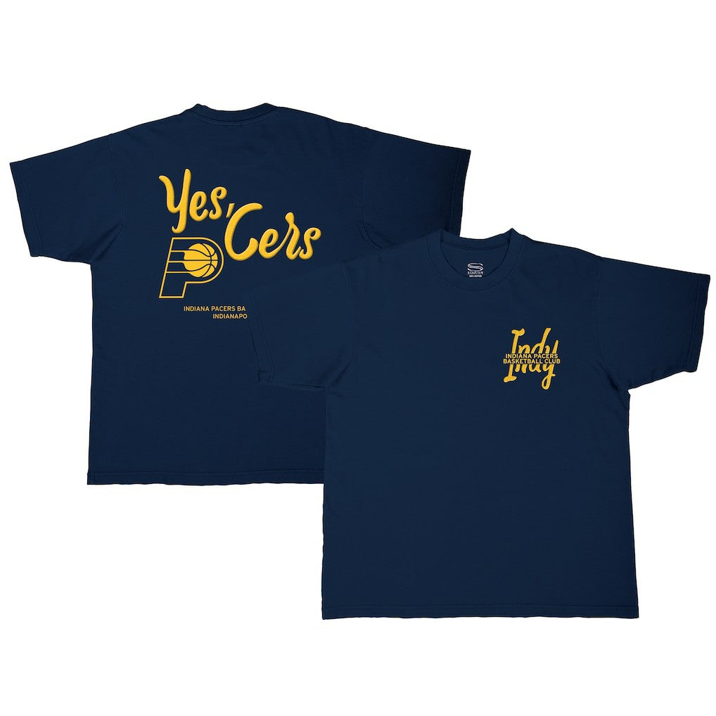 Indiana Pacers Stadium Essentials Unisex Urban T-Shirt Navy - NBA