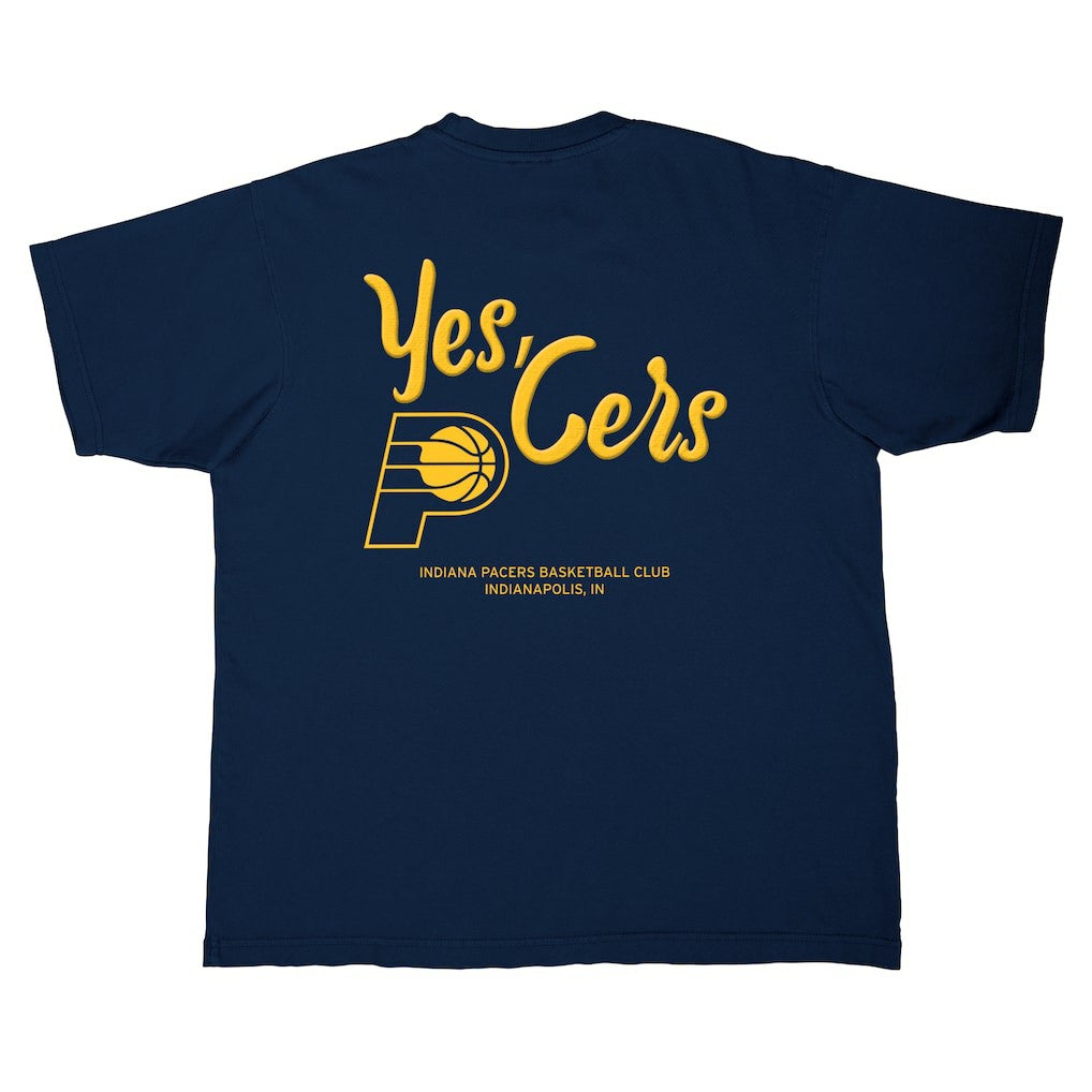 Indiana Pacers Stadium Essentials Unisex Urban T-Shirt Navy - NBA