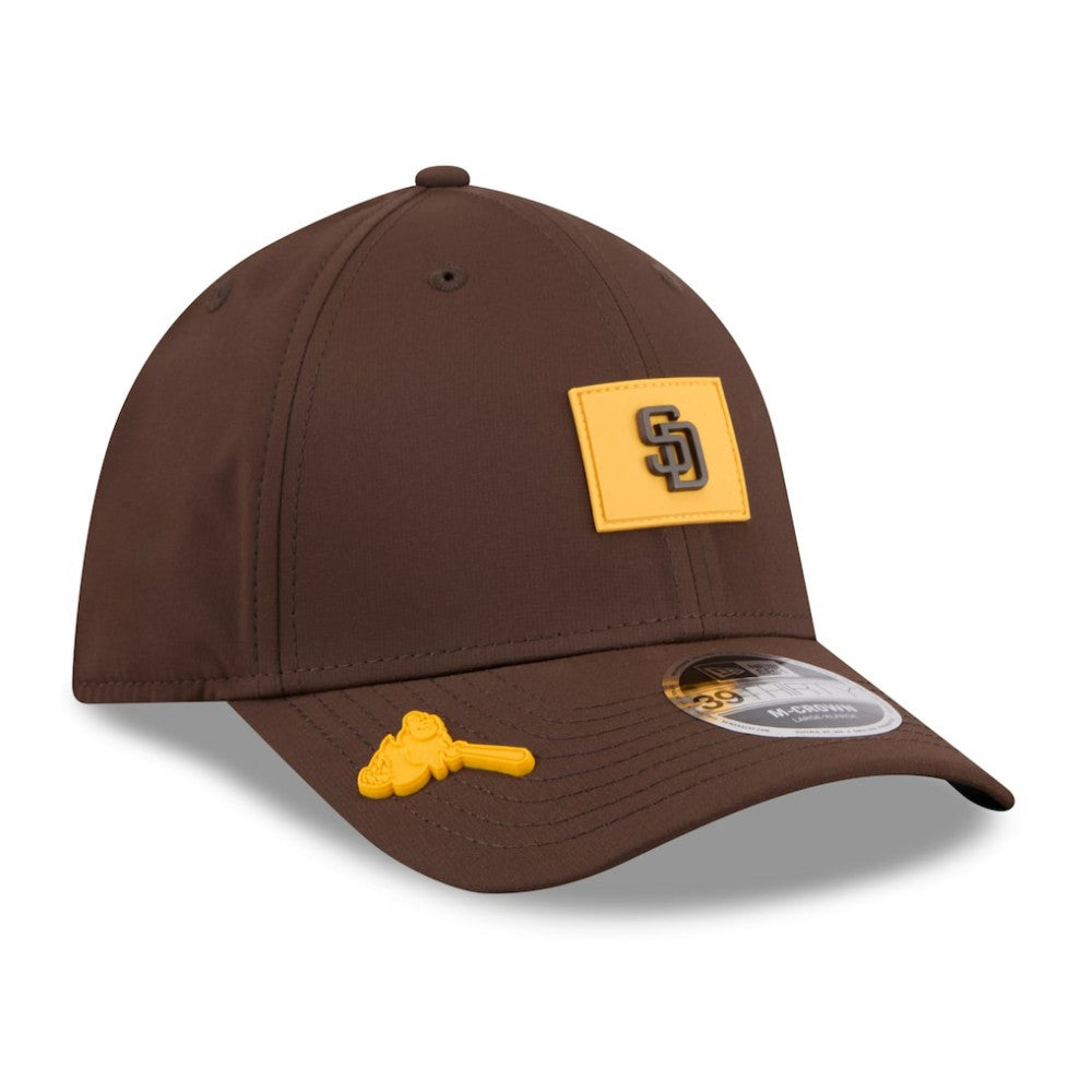 San Diego Padres New Era 2026 Clubhouse M-Crown 39THIRTY Flex Hat - MLB