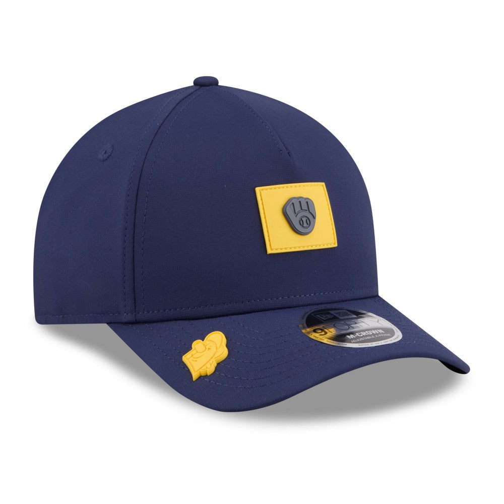 Milwaukee Brewers New Era 2026 Clubhouse 9FORTY A-Frame Adjustable Hat - MLB