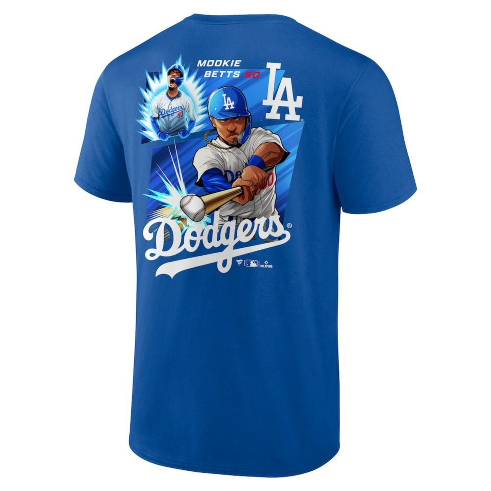 Mookie Betts Los Angeles Dodgers Anime Graphic T-Shirt - MLB