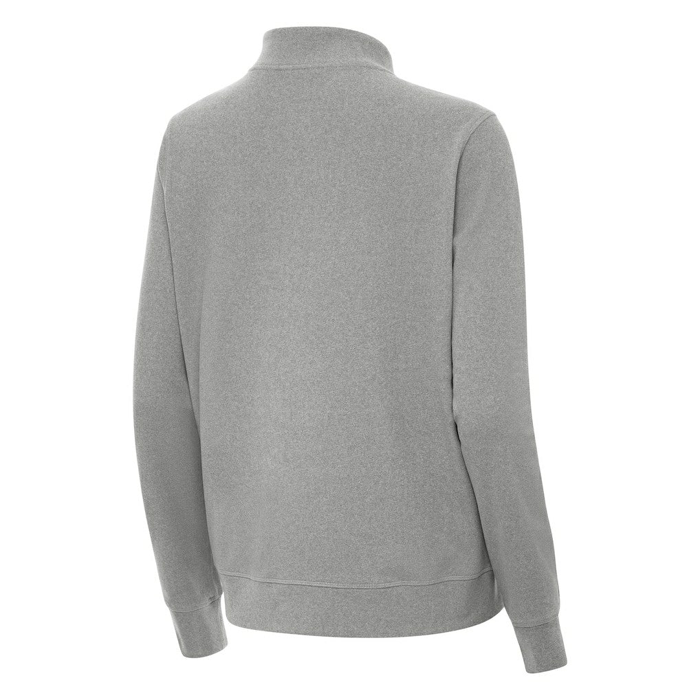 Seattle Seahawks Antigua 50th Season Subtle Quarter-Zip Pullover Heather Gray | NFL