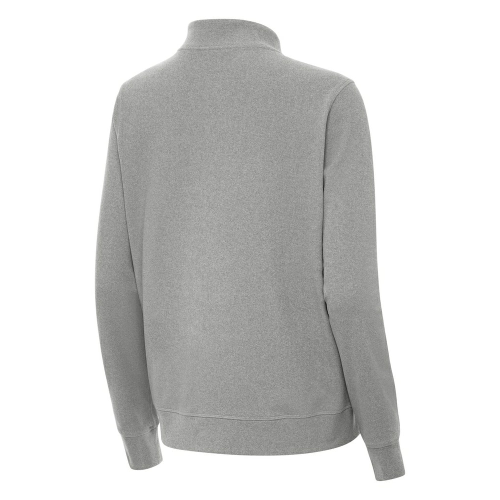 Seattle Seahawks Antigua 50th Season Subtle Quarter-Zip Pullover Heather Gray | NFL