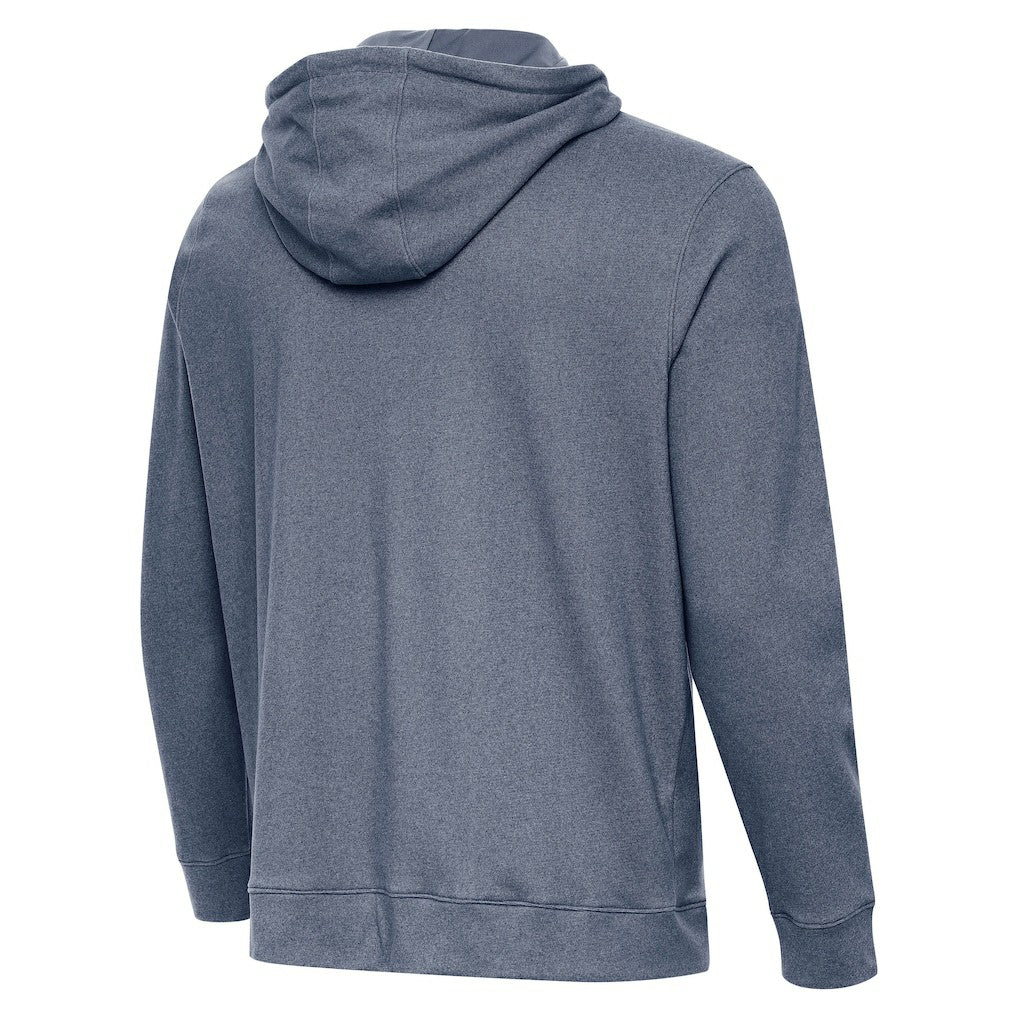 Seattle Seahawks Antigua 50th Season Cloud Pullover Hoodie Heather Navy | NFL