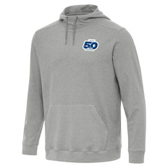 Seattle Seahawks Antigua 50th Season Cloud Pullover Hoodie Heather Gray | NFL