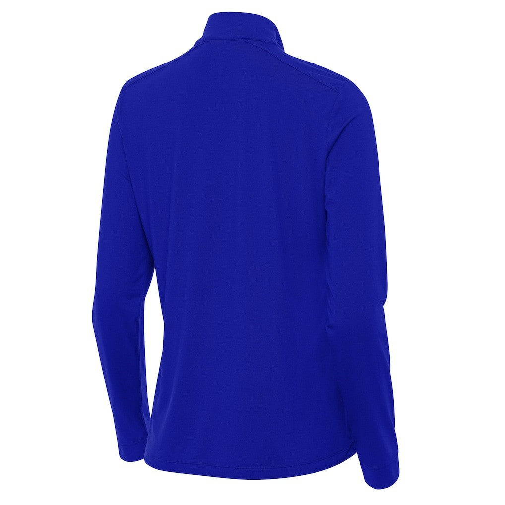 Seattle Seahawks Antigua Women's 50th Season Intent Quarter-Zip Pullover Royal | NFL