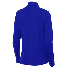 Seattle Seahawks Antigua Women's 50th Season Intent Quarter-Zip Pullover Royal | NFL