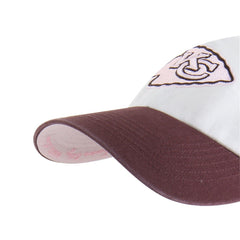 Kansas City Chiefs '47 Unisex Love Letter Clean Up Adjustable Hat Stone/Burgundy | 47 brand