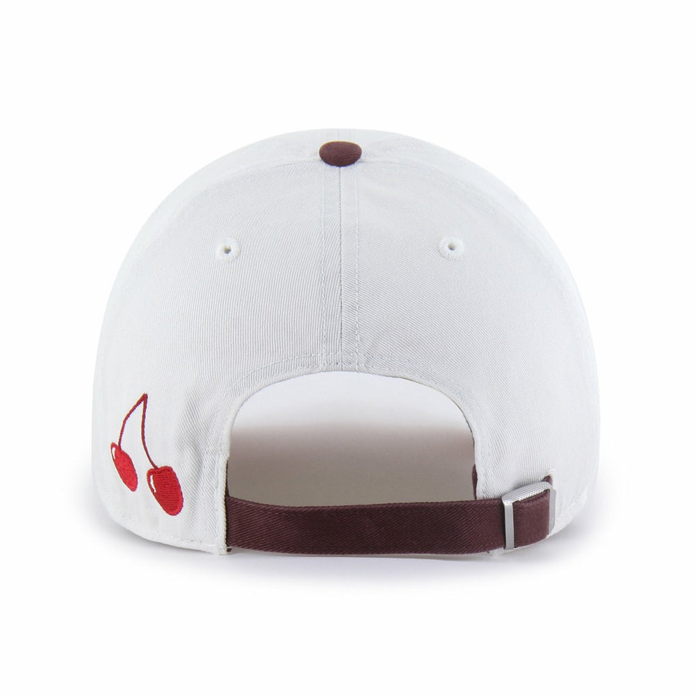 Houston Texans '47 Unisex Love Letter Clean Up Adjustable Hat Stone/Burgundy | 47 brand