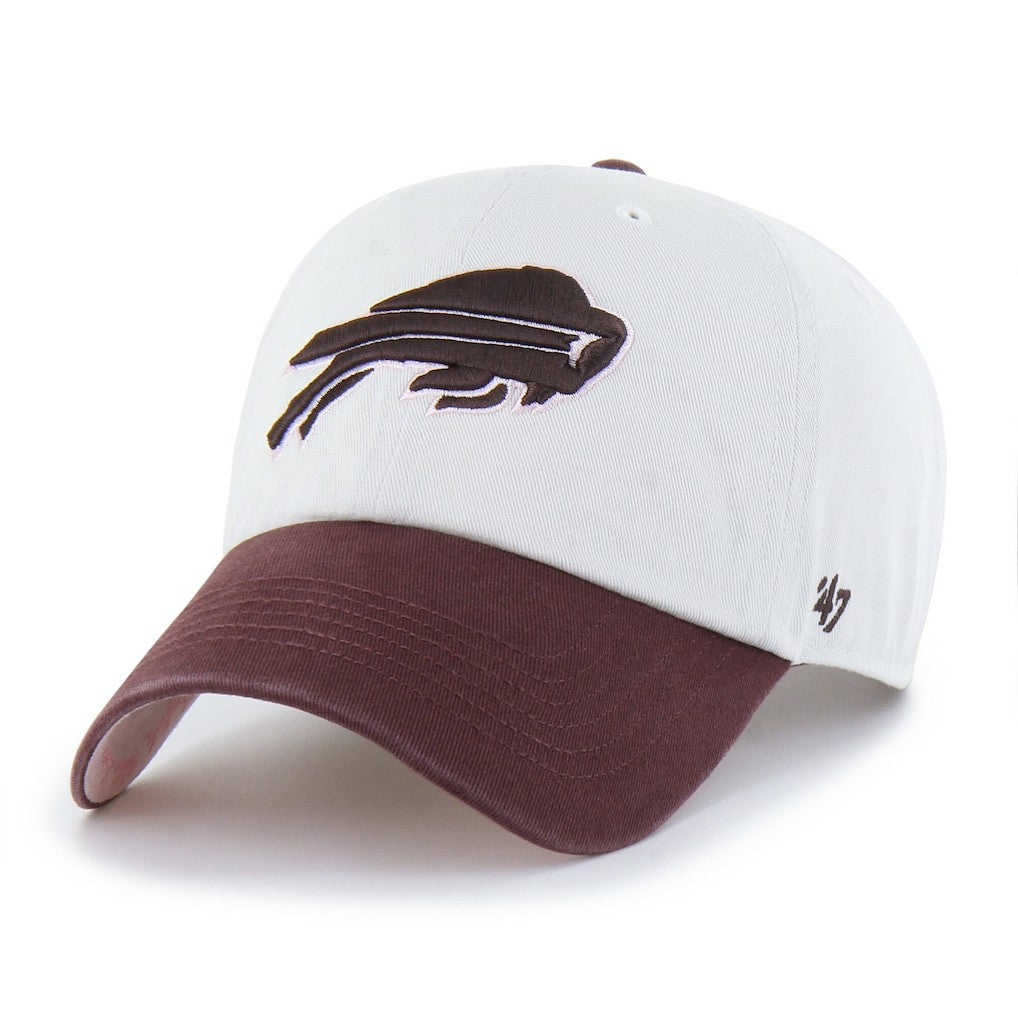 Buffalo Bills '47 Unisex Love Letter Clean Up Adjustable Hat Stone/Burgundy | 47 brand