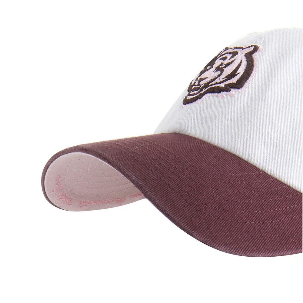 Cincinnati Bengals '47 Unisex Love Letter Clean Up Adjustable Hat Stone/Burgundy | 47 brand