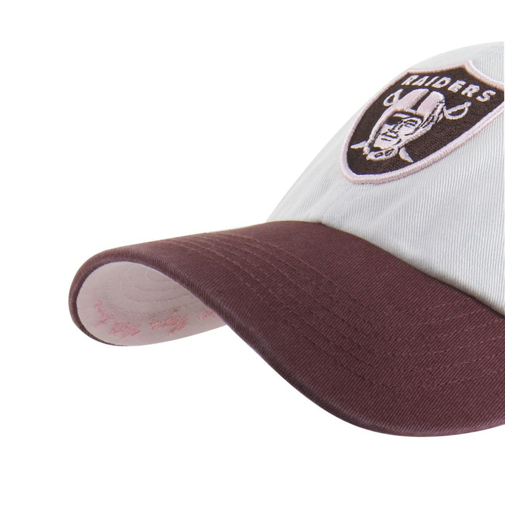 Las Vegas Raiders '47 Unisex Love Letter Clean Up Adjustable Hat Stone/Burgundy | 47 brand