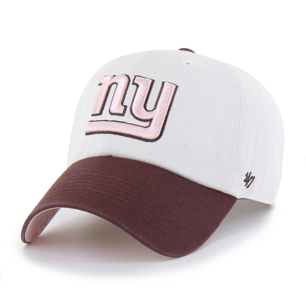 New York Giants '47 Unisex Love Letter Clean Up Adjustable Hat Stone/Burgundy | 47 brand