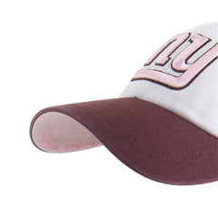 New York Giants '47 Unisex Love Letter Clean Up Adjustable Hat Stone/Burgundy | 47 brand