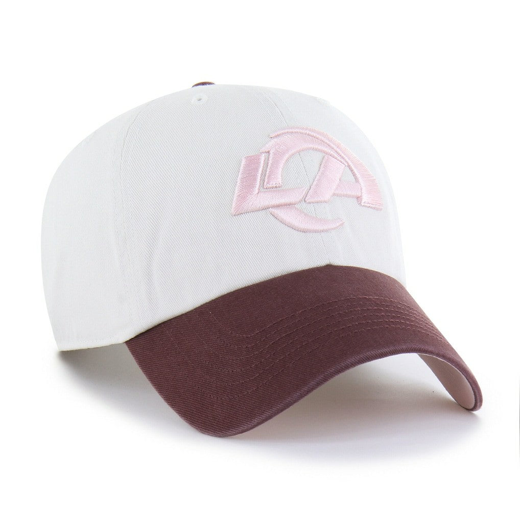Los Angeles Rams '47 Unisex Love Letter Clean Up Adjustable Hat Stone/Burgundy | 47 brand
