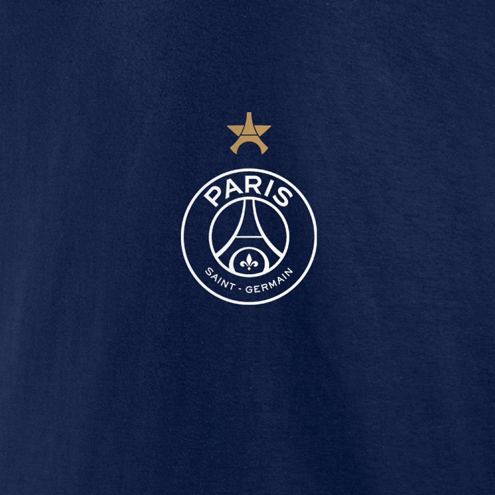 Paris Saint-Germain 2025 Champions League Winners Eiffel Star T-Shirt Navy - FIFA World CUP