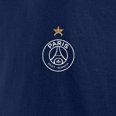 Paris Saint-Germain 2025 Champions League Winners Eiffel Star T-Shirt Navy - FIFA World CUP