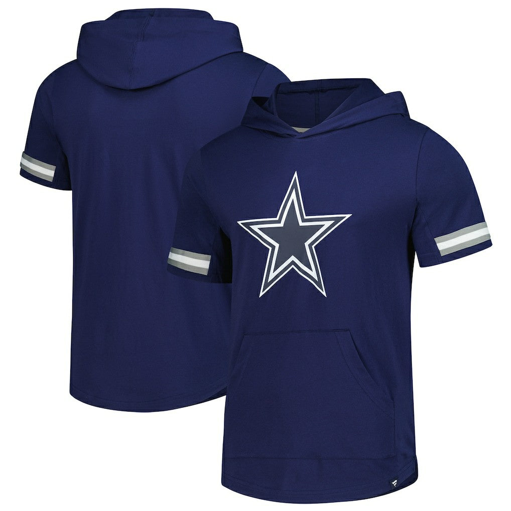 Dallas Cowboys Optimal Play Short Sleeve Hooded T-Shirt Navy | Fanatics