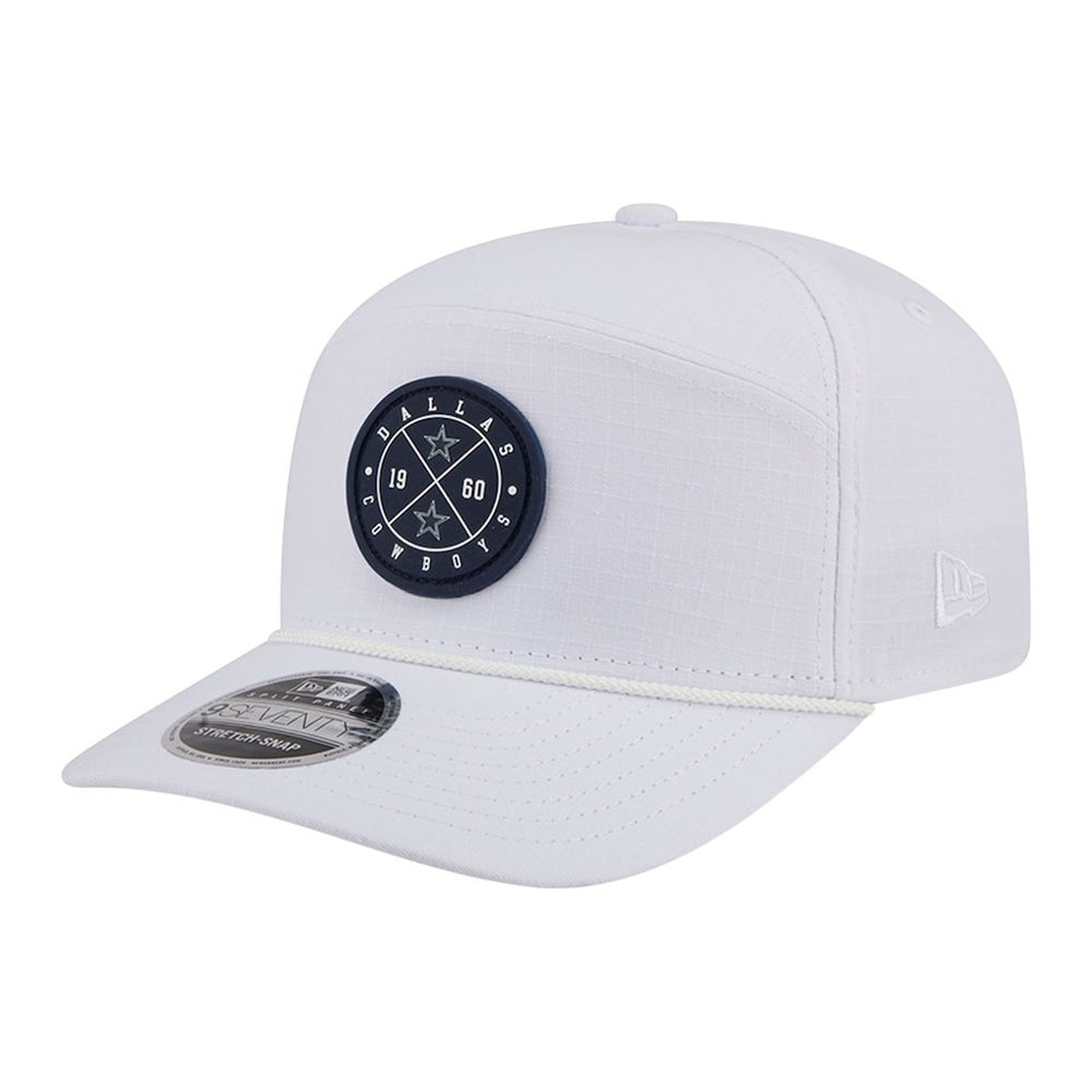 Dallas Cowboys New Era Quick Strike Split Panel 9SEVENTY Stretch-Snap Hat White | NFL