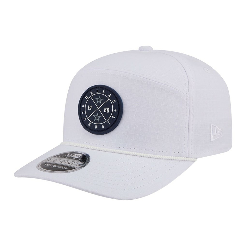 Dallas Cowboys New Era Quick Strike Split Panel 9SEVENTY Stretch-Snap Hat White | NFL