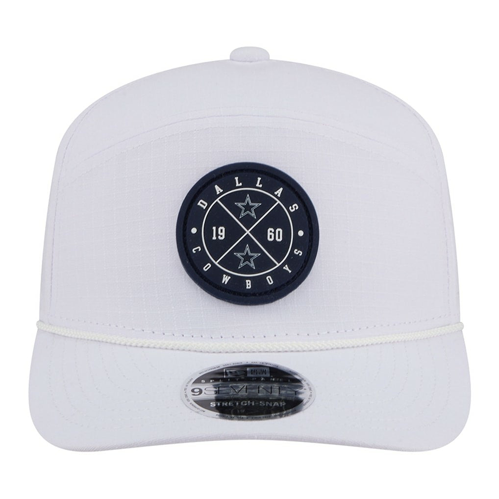 Dallas Cowboys New Era Quick Strike Split Panel 9SEVENTY Stretch-Snap Hat White | NFL
