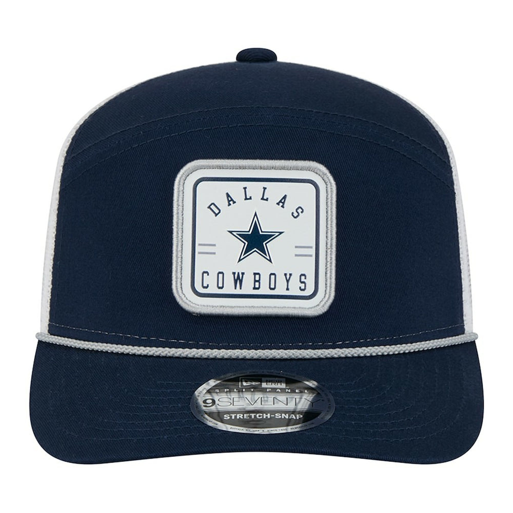 Dallas Cowboys New Era Quick Strike Split Panel 9SEVENTY Stretch-Snap Trucker Hat Navy | NFL