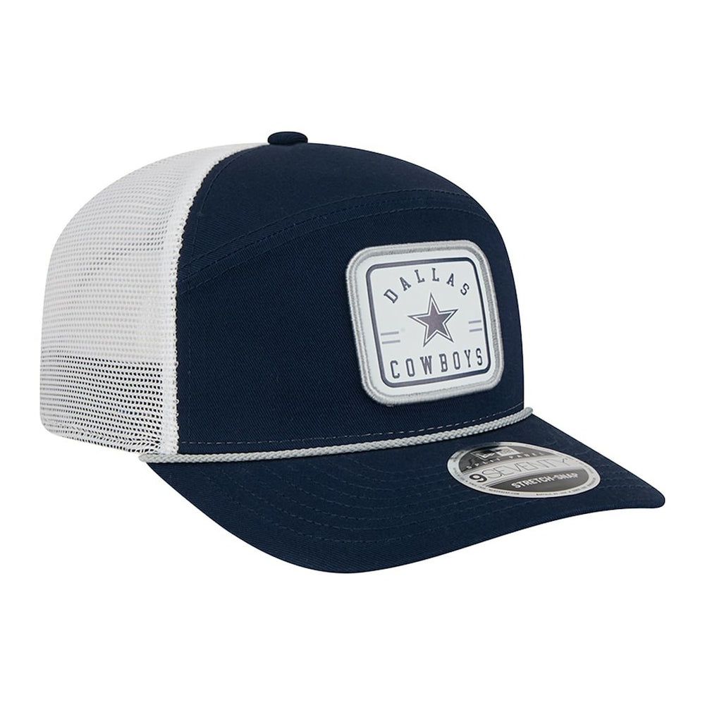 Dallas Cowboys New Era Quick Strike Split Panel 9SEVENTY Stretch-Snap Trucker Hat Navy | NFL