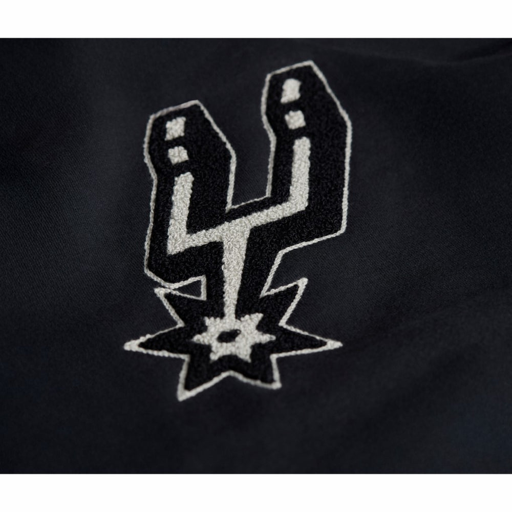 San Antonio Spurs Stadium Essentials Unisex Club Level Chenille Sweatshirt Black - NBA