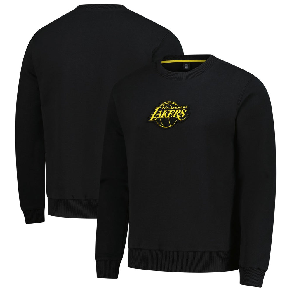 Los Angeles Lakers Stadium Essentials Unisex Club Level Chenille Sweatshirt Black - NBA